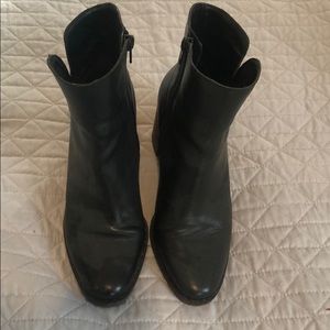 Lucky Brand black Leather booties